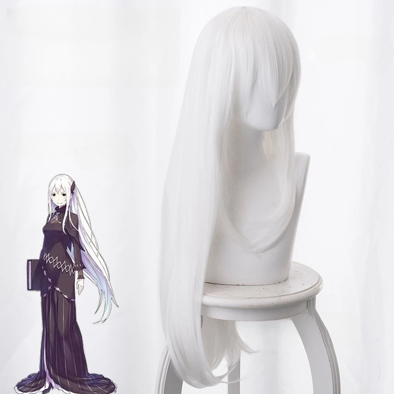 RE: ZERO Starting Life in Anot - Cosplay Anime White Hair ulasan dan harga