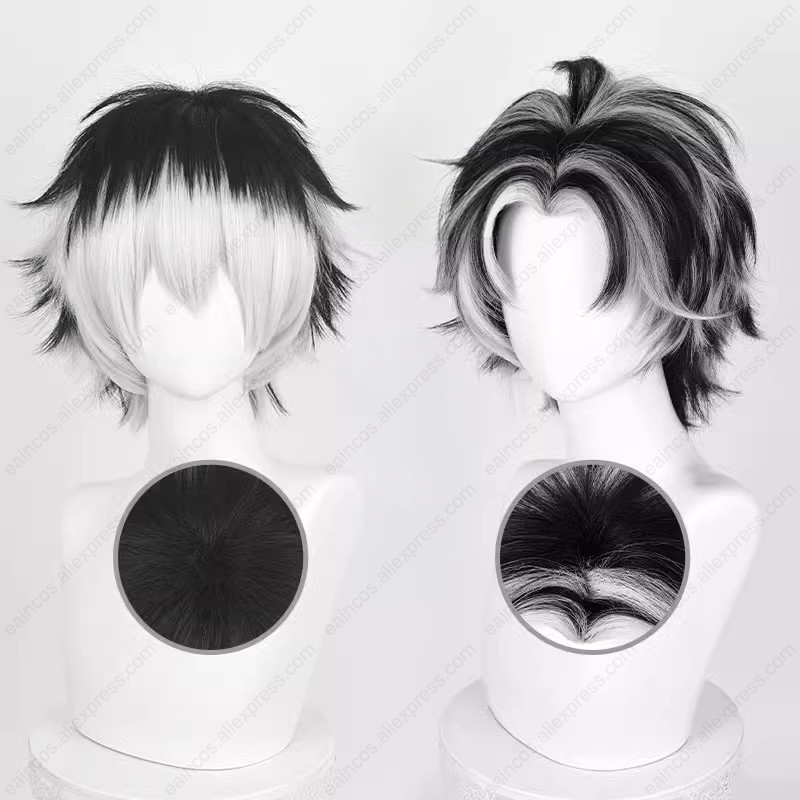 Kotaro Bokuto Cosplay Wig 30cm - Cosplay Anime White Hair ulasan dan harga