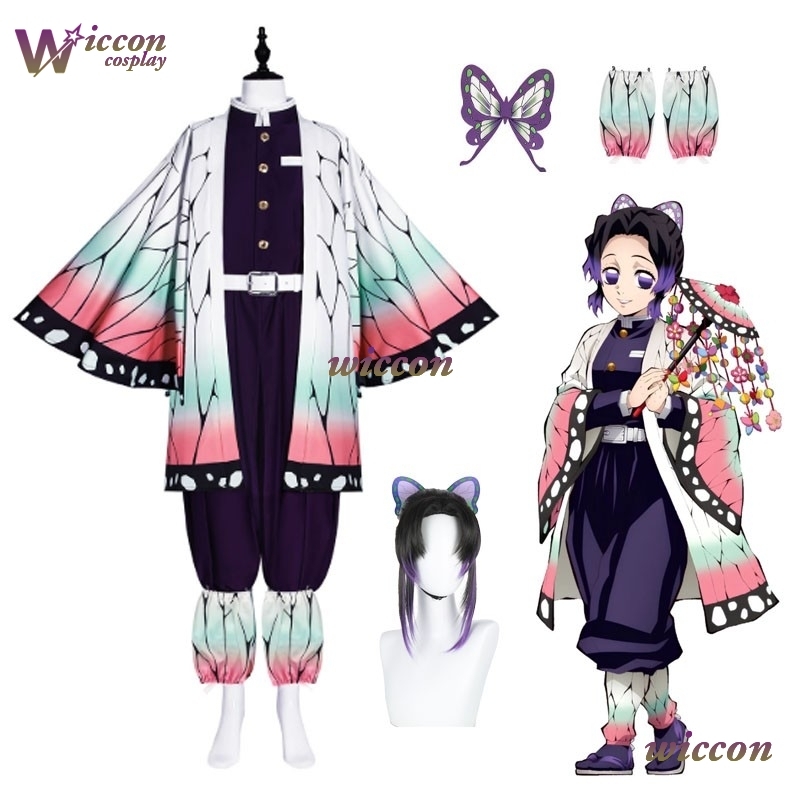 COSC Anime Kochou Shinobu Cosp - Quality Anime Cosplay ulasan dan harga