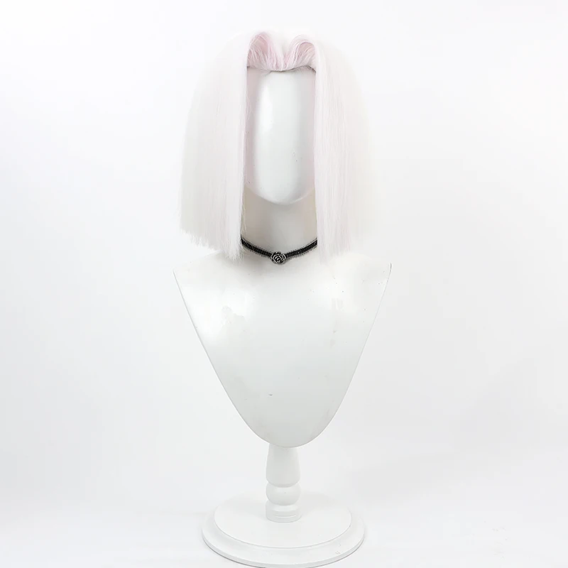 Game Hazbin Lute Cosplay Anime - Cosplay Anime White Hair ulasan dan harga