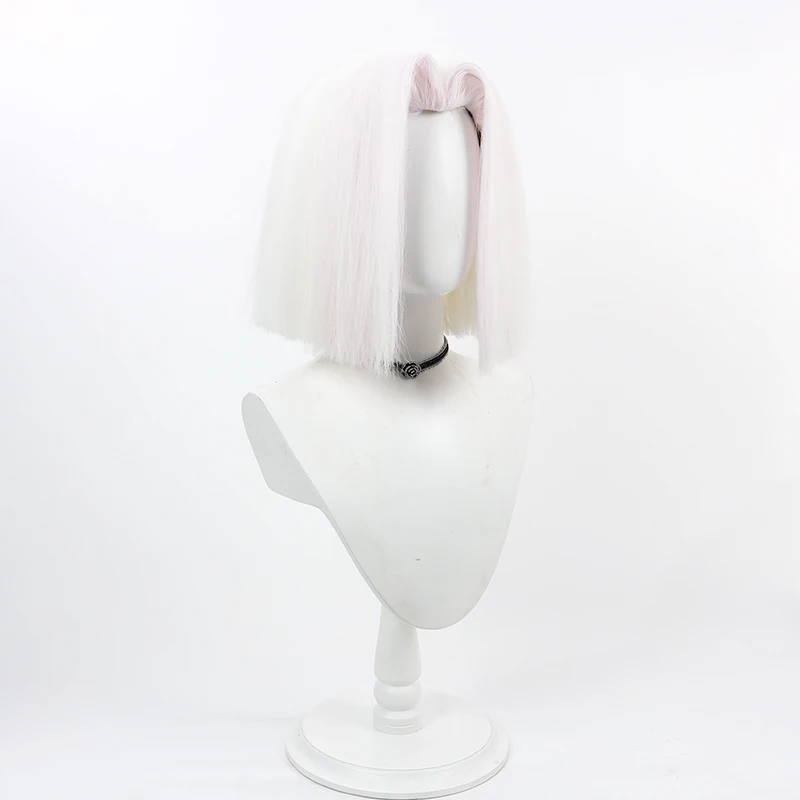 Game Hazbin Lute Cosplay Anime - Cosplay Anime White Hair ulasan dan harga