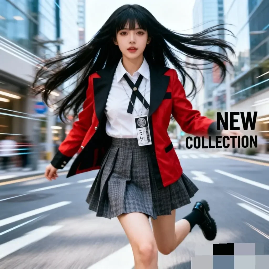 Anime Kakegurui Jabami Yumeko  - Anime Cosplay Yumeko ulasan dan harga