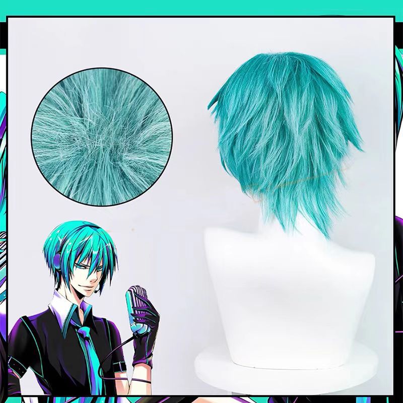 Mikuo Cosplay Wig Anime Miku B - Anime Cosplay Blue Hair ulasan dan harga