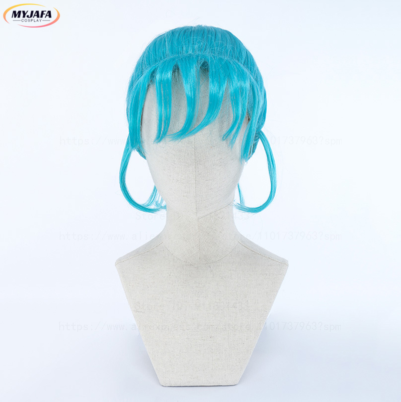 Bulma Cosplay Wig Buruma Wig B - Anime Cosplay Blue Hair ulasan dan harga