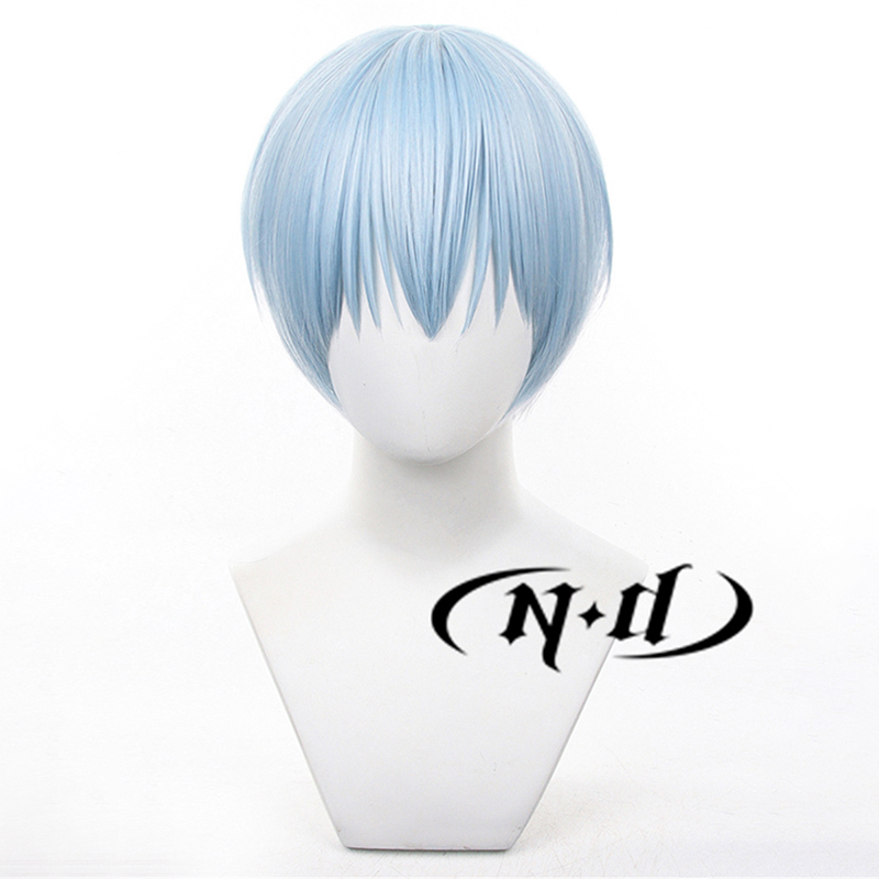 ND Himmel Cosplay Wigs Frieren - Anime Cosplay Blue Hair ulasan dan harga
