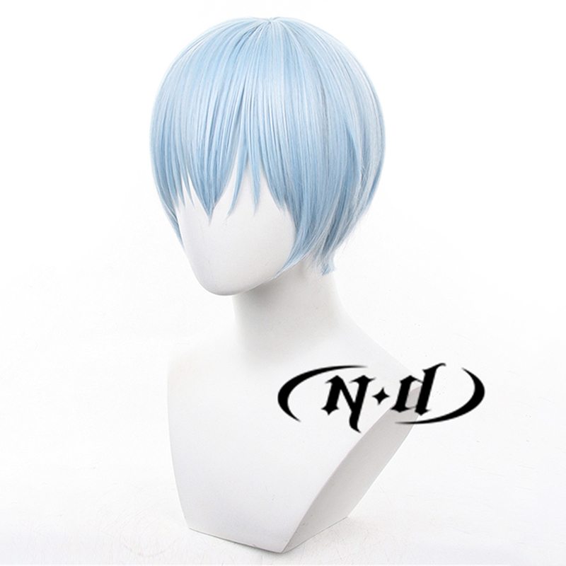 ND Himmel Cosplay Wigs Frieren - Anime Cosplay Blue Hair ulasan dan harga