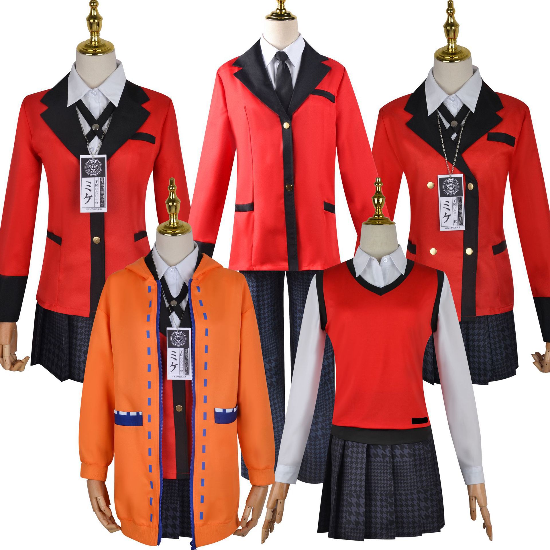 Kakegurui Anime Cosplay Costum - Anime Cosplay Yumeko ulasan dan harga