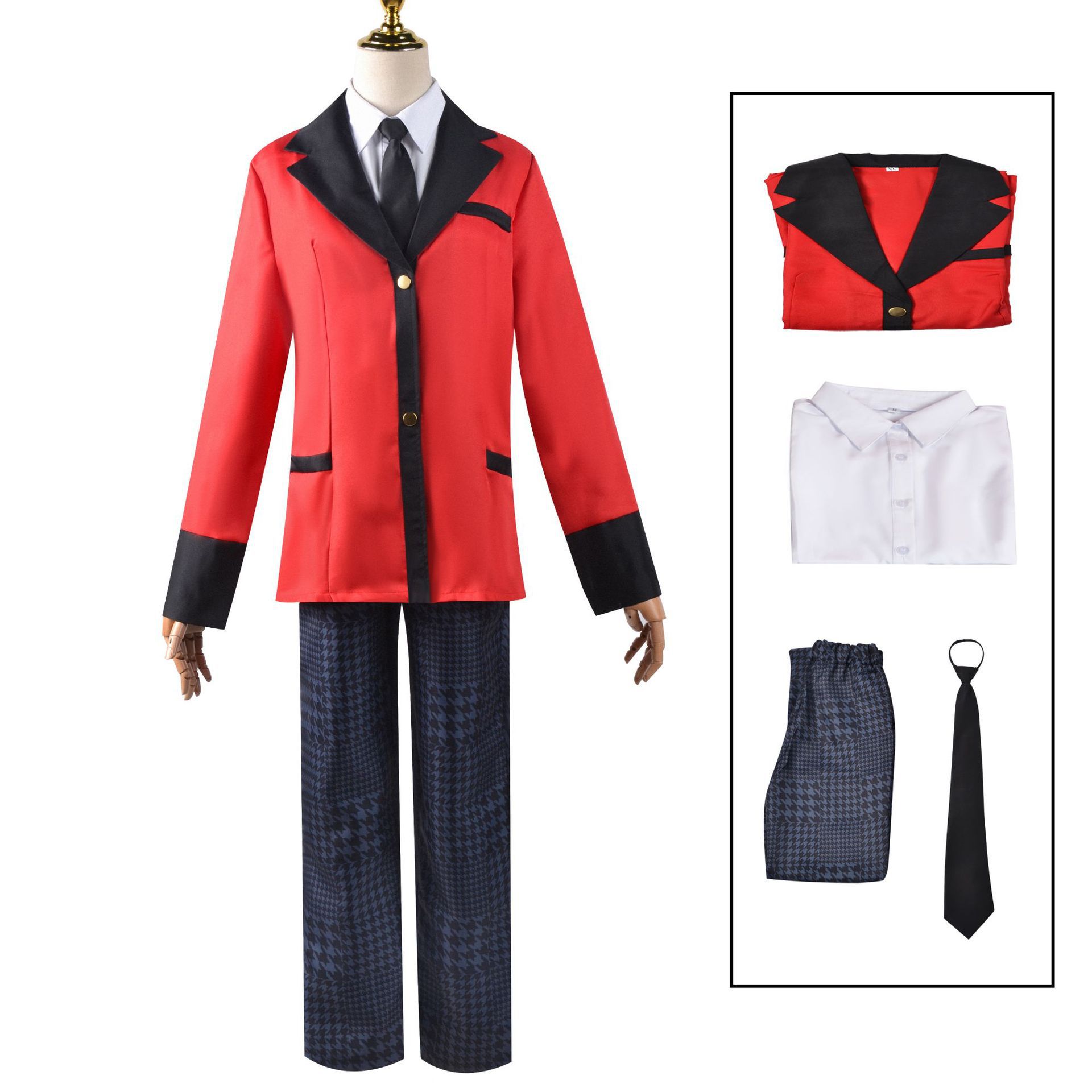 Kakegurui Anime Cosplay Costum - Anime Cosplay Yumeko ulasan dan harga