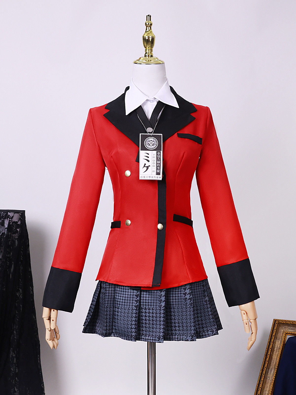 Kakegurui Cosplay Costume Yume - Anime Cosplay Yumeko ulasan dan harga