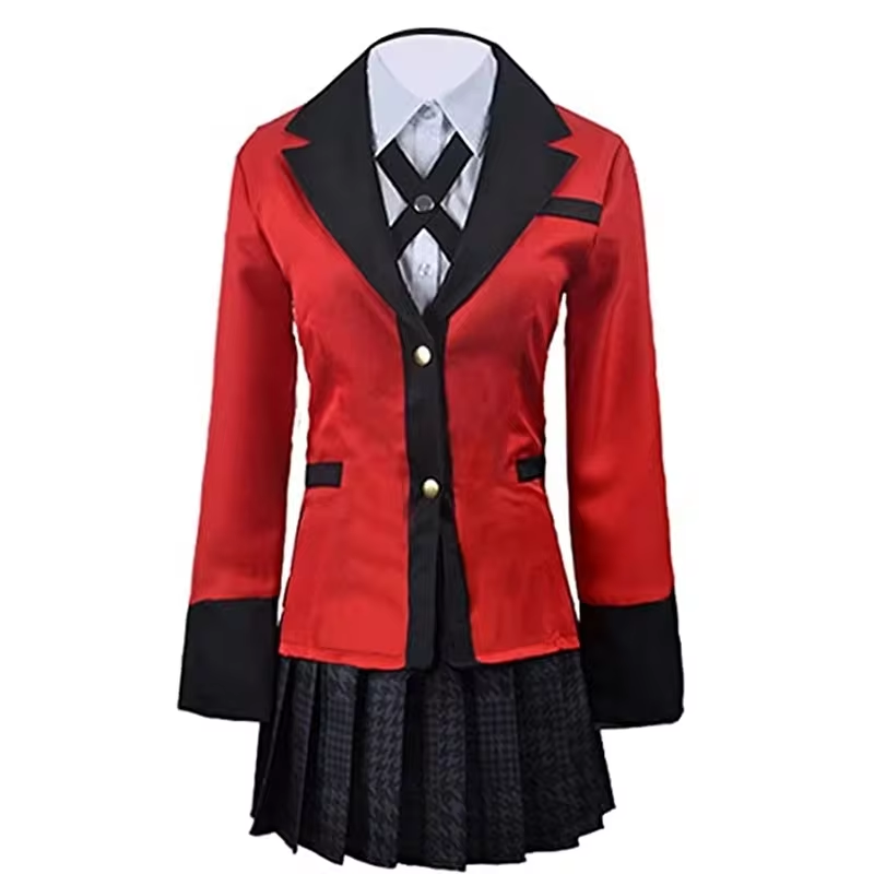 Kakegurui Jabami Yumeko Cospla - Anime Cosplay Yumeko ulasan dan harga