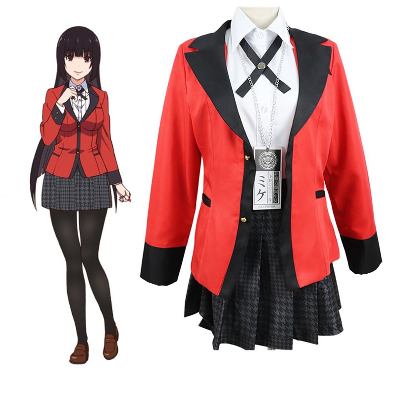 Jabami Yumeko Cosplay Costume  - Anime Cosplay Yumeko ulasan dan harga