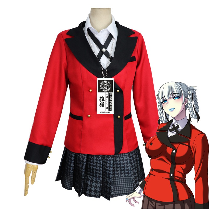 Jabami Yumeko Cosplay Costume  - Anime Cosplay Yumeko ulasan dan harga