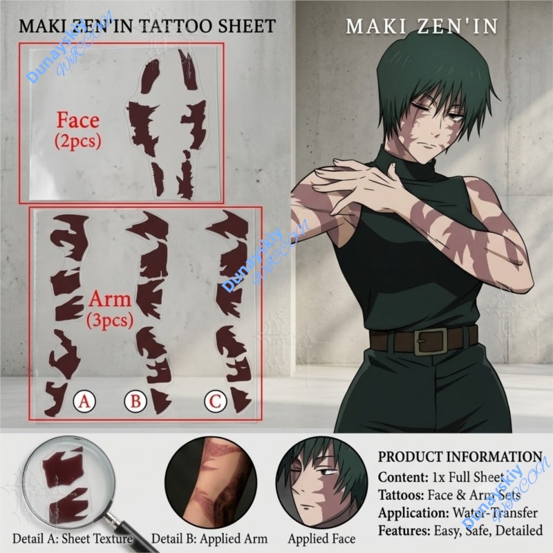 Anime Jujutsu Kaisen Zenin Mak - Anime Cosplay Jujutsu ulasan dan harga