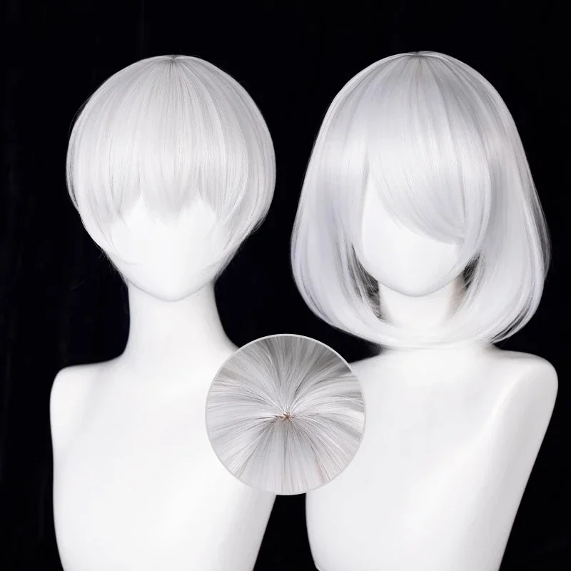 Anime 9S Cosplay Wig 2b Wig Wh - Cosplay Anime White Hair ulasan dan harga